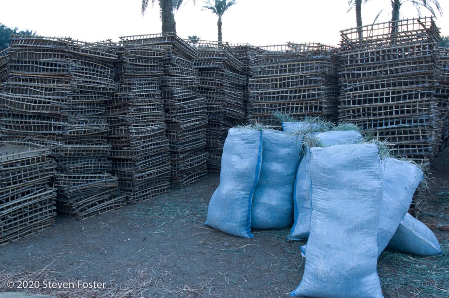 Herb drying Egypt