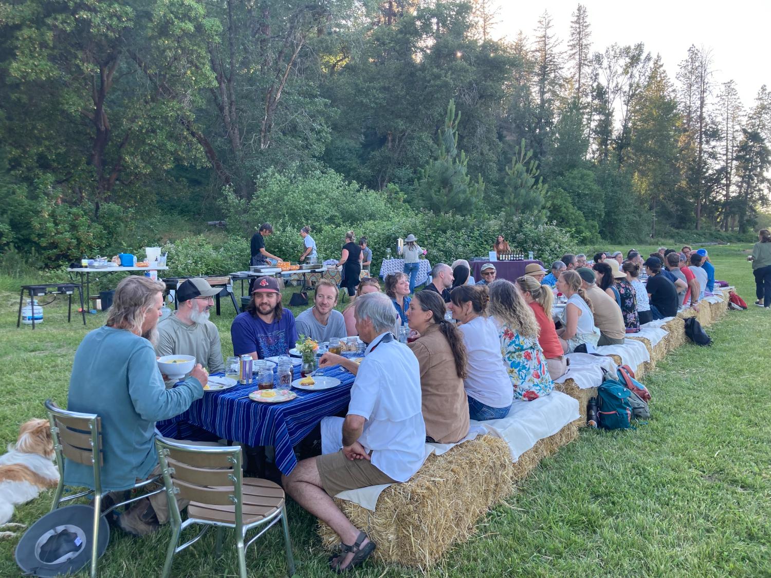 Dinner at Oshala Farm, Oregon Learning Journey