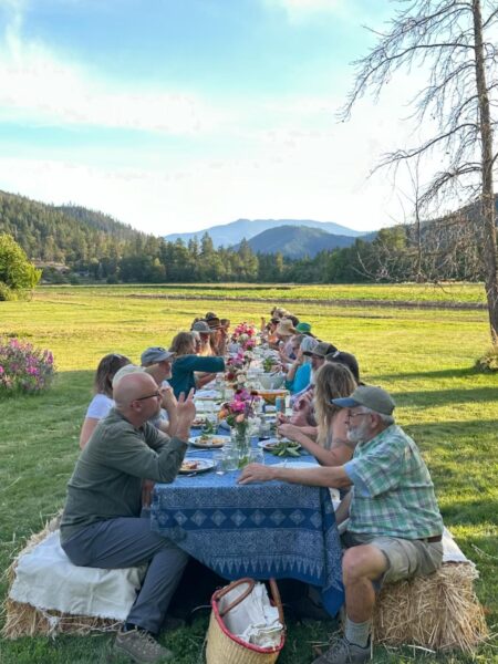 Dinner at Oshala Farm at the SHI 2025 Oregon Learning Journey