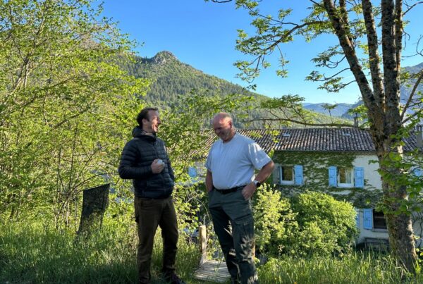 Matt Richards from Organic Herb Trading in the UK and Gero Diekmann from Ecoso Dynamics in Namibia