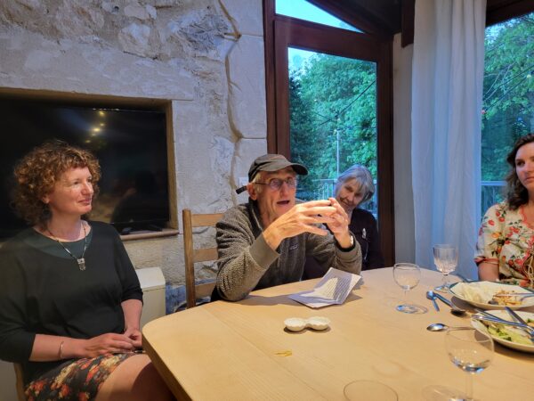 Ton Vink speaking with us at dinner. Photo by Meghan Barr.