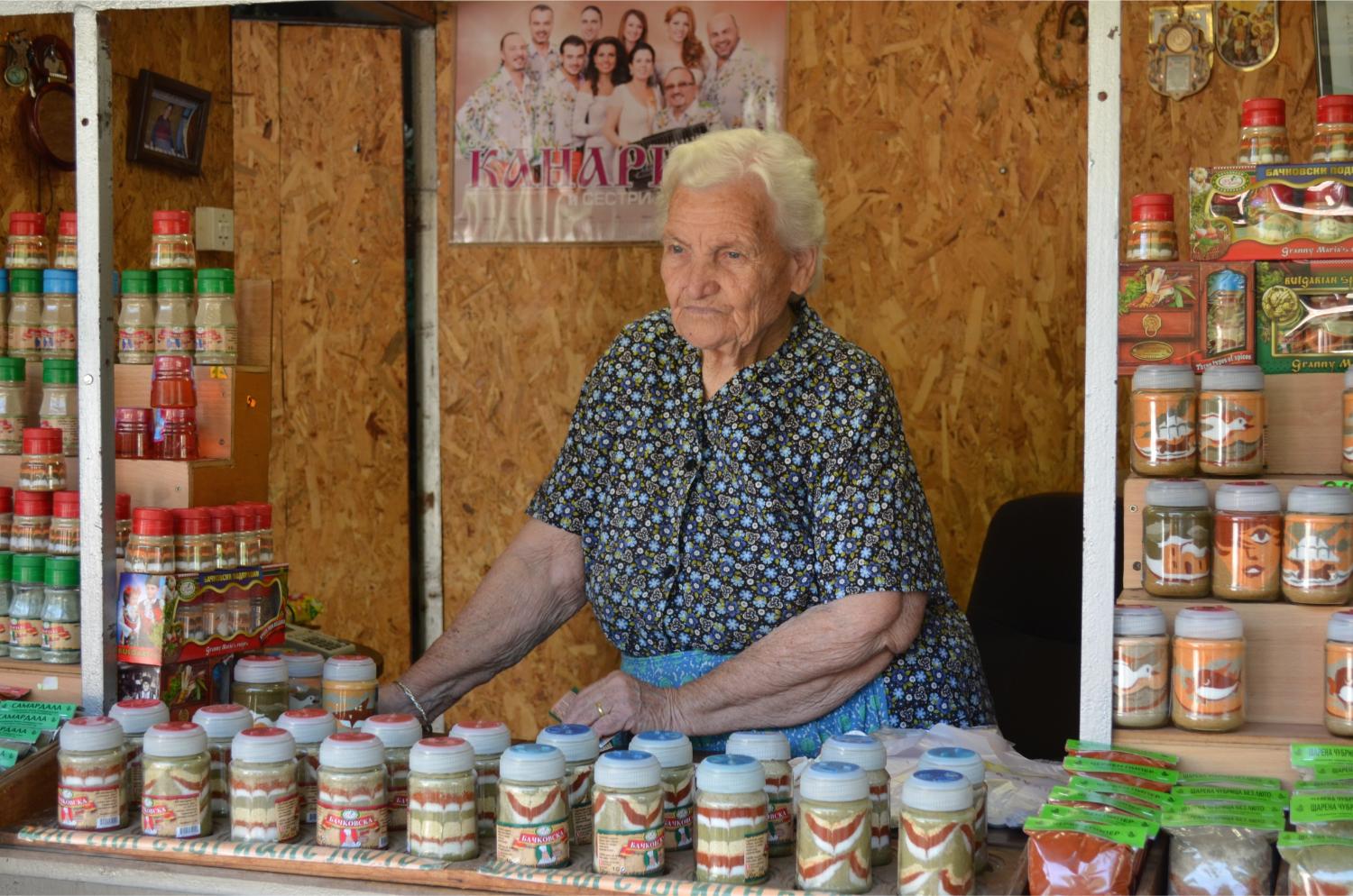 Herb shop in Bulgaria