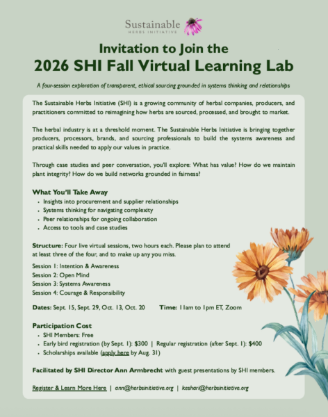 SHI Learning Lab Fall 2026 flier